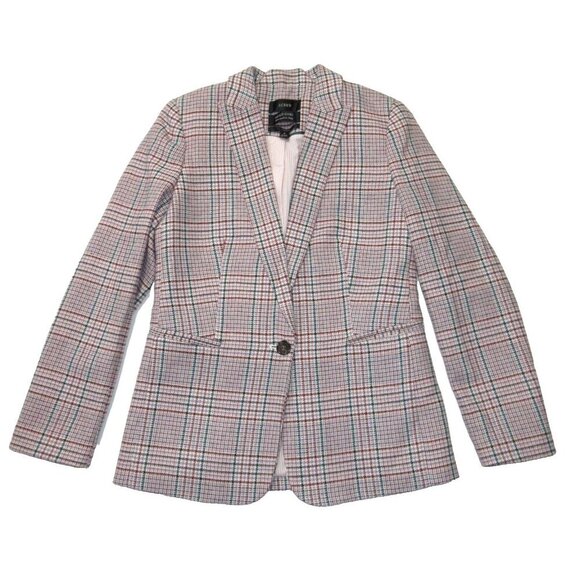 Women's Plaid Blazer - Picture 2 of 6